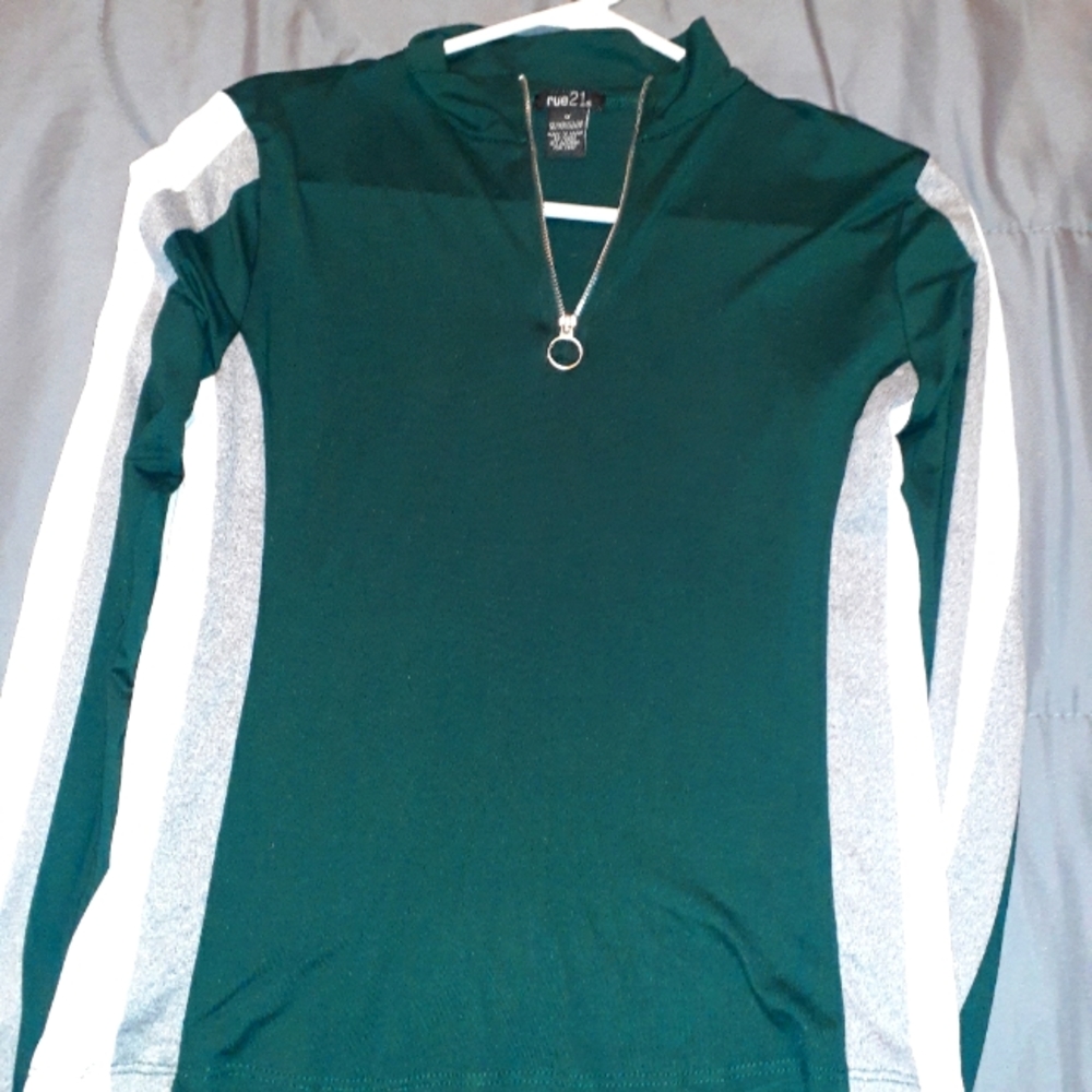 Rue 21 Half Zip Shirt/Hoodie